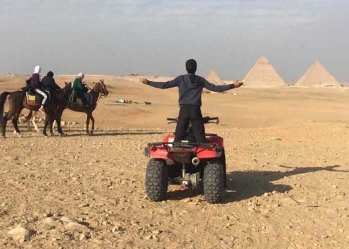 Quad bike in Giza Pyramids